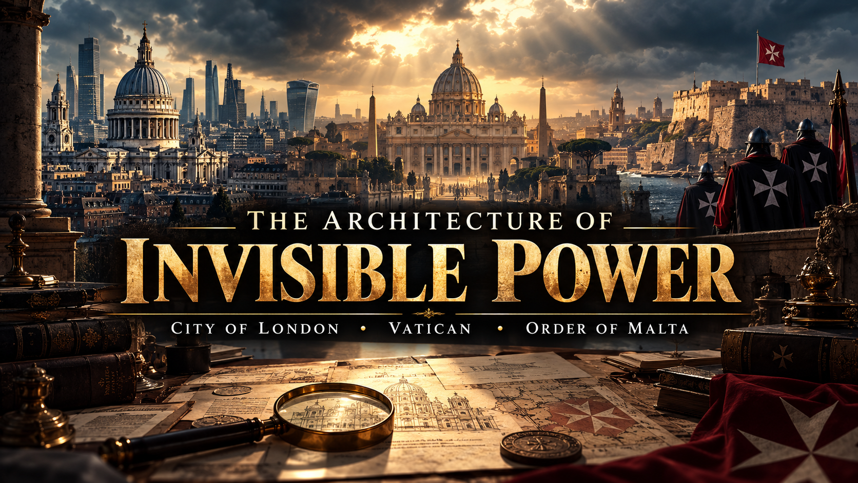 The Architecture of Invisible Power — cover illustration